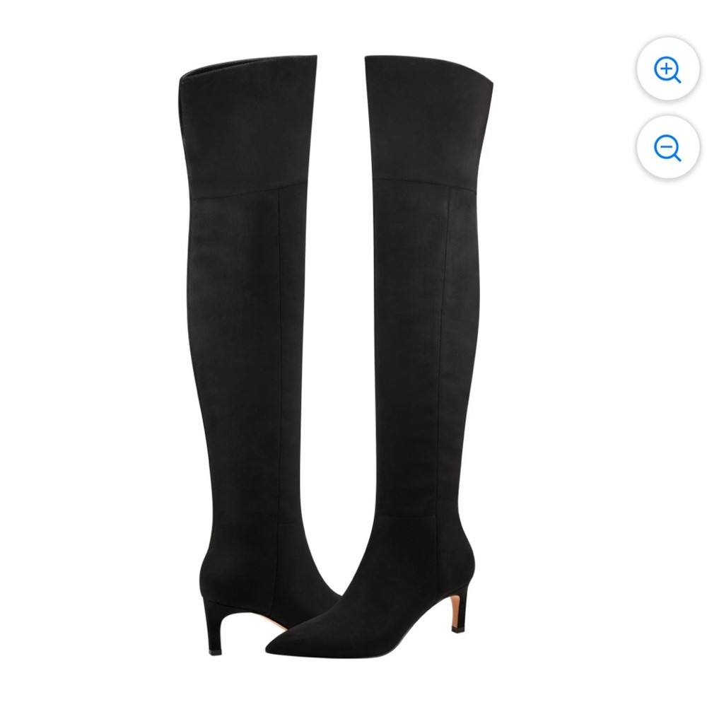 Marc Fisher Qulie Black Over-the-Knee Women's Boots